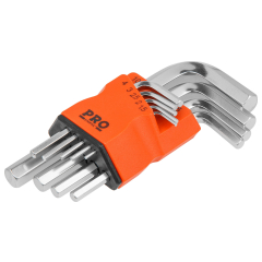 Набор ключей шестигранных 1,5-10 мм 9 предметов коротких PRO STARTUL 