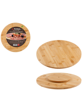 Блюдо бамбуковое круглое вращающееся PERFECTO LINEA Bamboo 35,5х1,2 см 