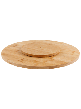 Блюдо бамбуковое круглое вращающееся PERFECTO LINEA Bamboo 35,5х1,2 см 