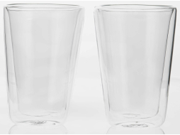 Набор стаканов OLAFF Sweet home с двойными стенками 2 штуки 350 мл 