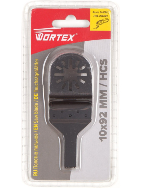 Полотно пильное 10х92 мм дерево/пластик WORTEX 