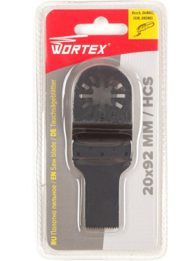 Полотно пильное 20х92 мм дерево/пластик WORTEX 