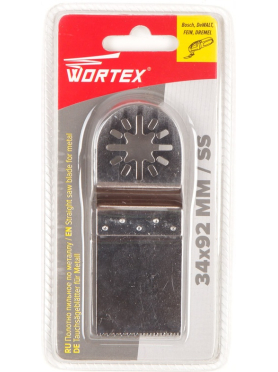 Полотно пильное 34х92 мм WORTEX по цветным металлам 