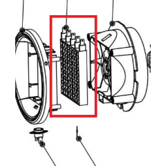 Тэн для пушки тепловой ECOTERM EHR-02-1D 