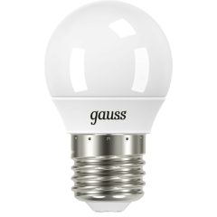 Лампа светодиодная E27 GAUSS Black G45