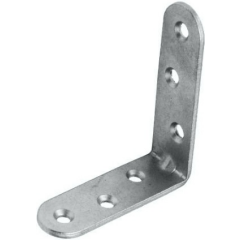 Кронштейн мебельный 60х60 мм белый цинк STARFIX 100 штук 