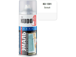 Эмаль аэрозольная KUDO для ванн белая 520 мл 