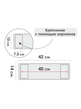 Сменная насадка для швабры PERFECTO LINEA Solid из микрофибры