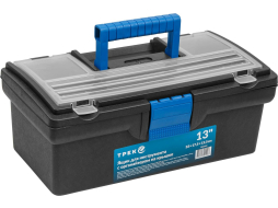 Ящик для инструмента пластмассовый ТРЕК 20190 330х175х125 мм с органайзером 