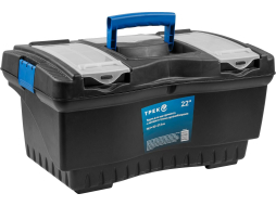 Ящик для инструмента пластмассовый ТРЕК 20232 560х320х275 мм с лотком и органайзерами 