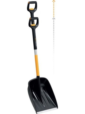Лопата снеговая пластмассовая телескопическая 362х1200-1392 мм FISKARS X-series 