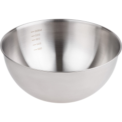 Миска из нержавеющей стали PERFECTO LINEA Chef с мерной шкалой