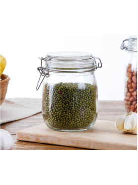Банка стеклянная для сыпучих продуктов PERFECTO LINEA Wecker