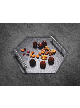 Блюдо из сланца с ручками PERFECTO LINEA 30x26 см 