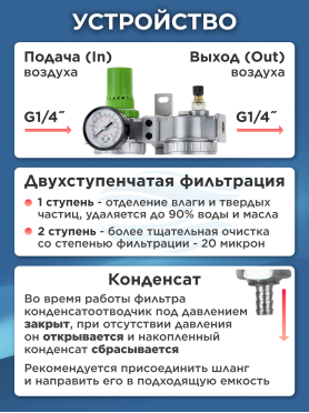 Блок подготовки воздуха ECO AU-02