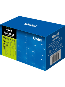 Гирлянда новогодняя светодиодная UNIEL ULD-C1515-160/DTA