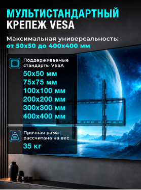 Кронштейн для телевизора ЮПИТЕР JP9302