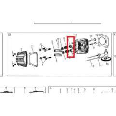 Колпачок маслосъемный для газонокосилки GUNTER LMB-420, 480SV 