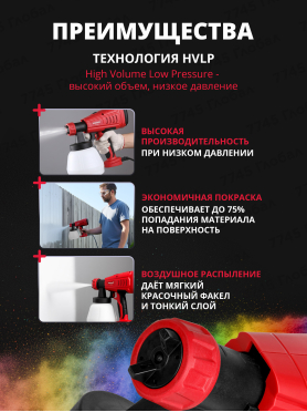 Краскораспылитель электрический WORTEX LX PS 0845-1 