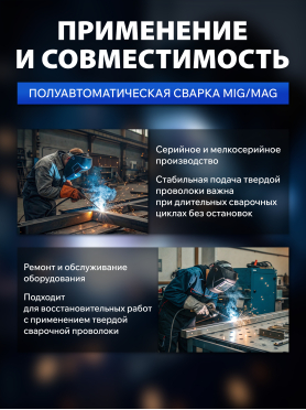 Ролик подающий для проволоки SOLARIS 0,8-1,0 мм U-тип 