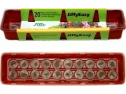 Мини-теплица с торфяными таблетками JIFFY 44 мм диаметр 20 ячеек (длинная)