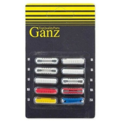 Набор предохранителей GANZ 10 штук GRP15005