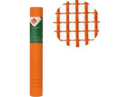 Стеклосетка штукатурная ячйека 5х5 1х10 м LIHTAR Mini оранжевая 