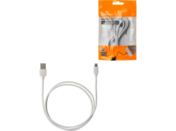 Кабель TDM ДК 4 USB-A - micro USB 1 м белый 