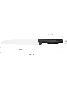 Нож для хлеба FISKARS Hard Edge 22 см 