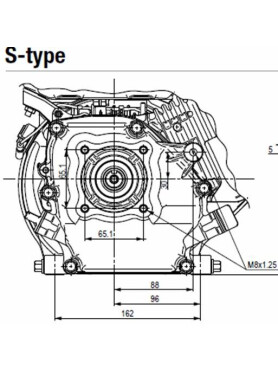 Двигатель бензиновый ASILAK SL-170F-D20