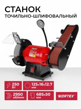 Станок точильно-шлифовальный WORTEX BG 1535 L 