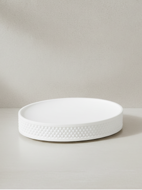 Мыльница PERFECTO LINEA Pure Serenity белая 
