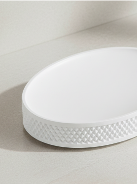 Мыльница PERFECTO LINEA Pure Serenity белая 