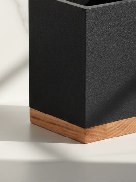 Стакан PERFECTO LINEA Wood Bliss черный 