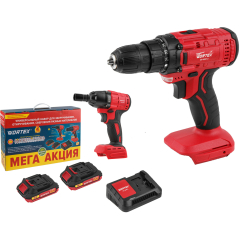 Дрель-шуруповерт аккумуляторная WORTEX LX BD 1820 Li