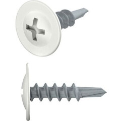 Саморез с прессшайбой 4,2 мм со сверлом RAL STARFIX