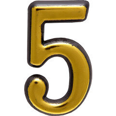 Цифра дверная АЛЛЮР пластик