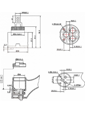 Картридж для смесителя AV ENGINEERING тип A-S