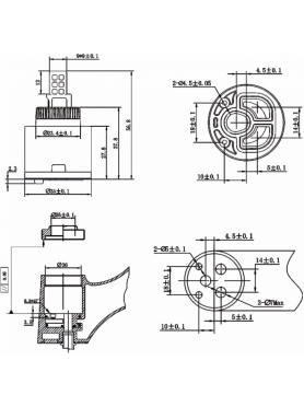 Картридж для смесителя AV ENGINEERING тип B-S