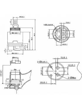 Картридж для смесителя AV ENGINEERING тип C-S