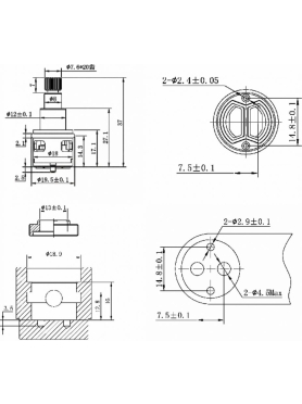 Картридж для дивертора D18 AV ENGINEERING тип E 