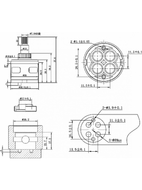 Картридж для дивертора D35 AV ENGINEERING тип F 