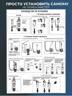 Впускной клапан для унитаза AV ENGINEERING