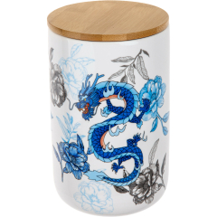 Банка керамическая для сыпучих продуктов PERFECTO LINEA Blue Dragon