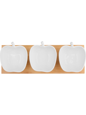 Менажница бамбуковая PERFECTO LINEA Bamboo 32х11х6 см 