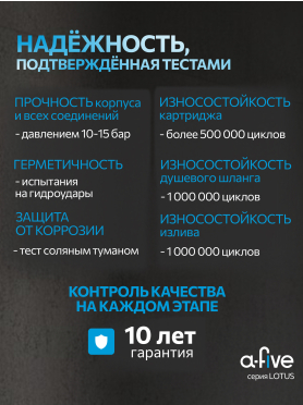 Душевая стойка A-FIVE серия Lotus черный (А5-0657)