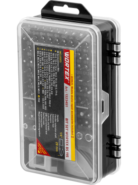 Отвертка-держатель с набором бит WORTEX BS 115 