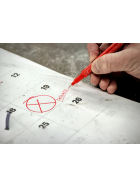 Маркер перманентный двухсторонний MARKAL Dura ink dual tip
