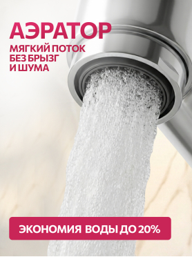 Смеситель для ванны ECONOCE серия 360 