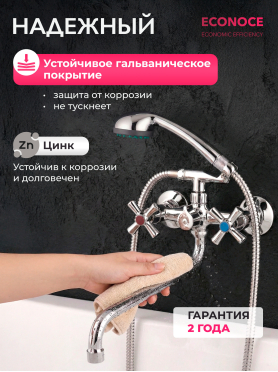 Смеситель для ванны ECONOCE серия 420 
